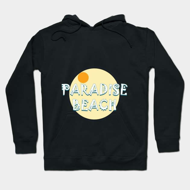 paradise beach Hoodie by kabil101